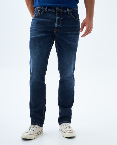 Jean slim tono oscuro para hombre