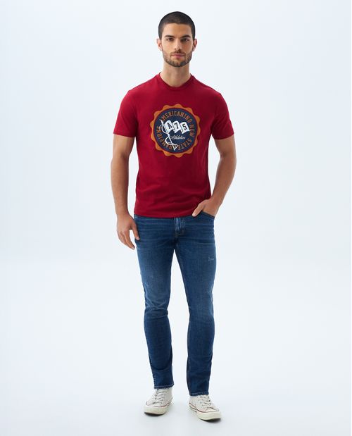 Jean slim tono medio para hombre