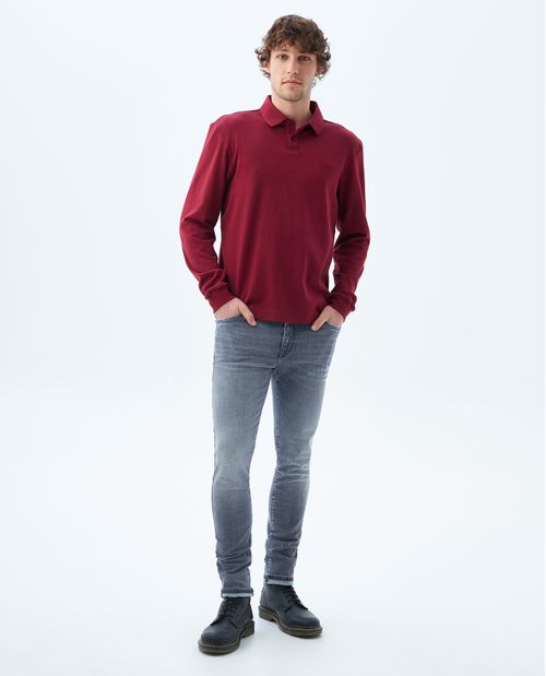 Jean slim gris para hombre