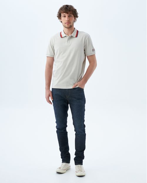 Jean skinny tono oscuro para hombre