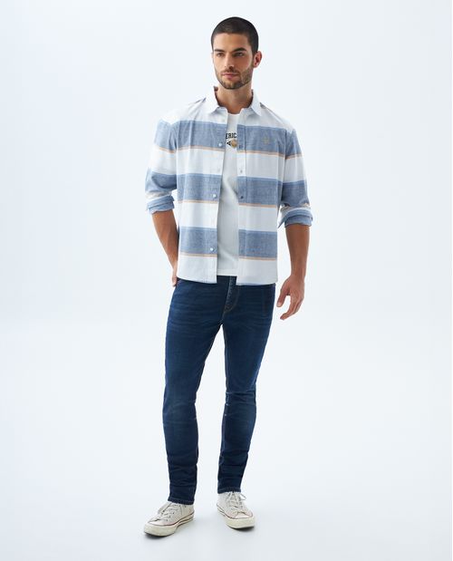 Jean Skinny tono oscuro para hombre