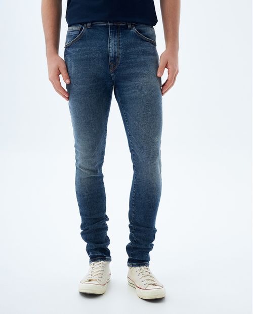 Jean Skinny tono oscuro para hombre