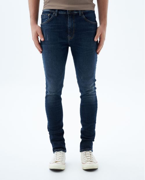 Jean skinny tono oscuro para hombre