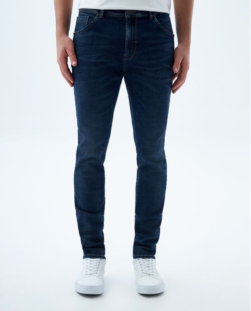 Jean Skinny tono oscuro