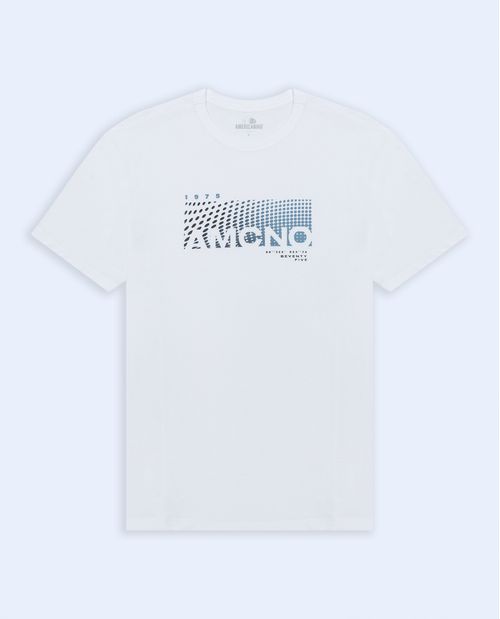 Camiseta básica en 100% algodón para hombre