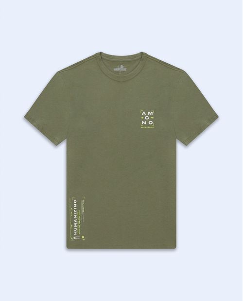 Camiseta básica en 100% algodón para hombre