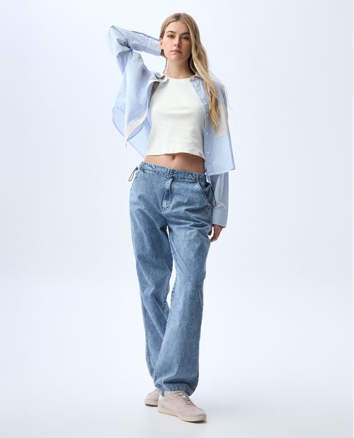 Jean Jogger tono claro para mujer