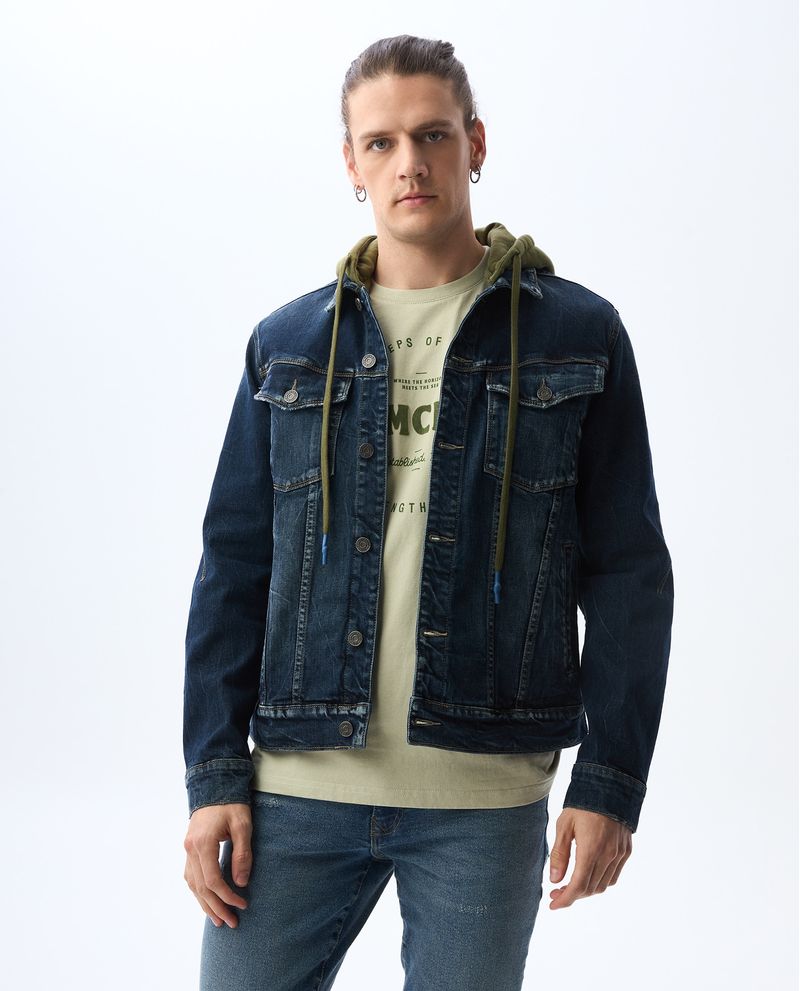 Chaqueta Trucker con capucha removible para hombre Compra Online
