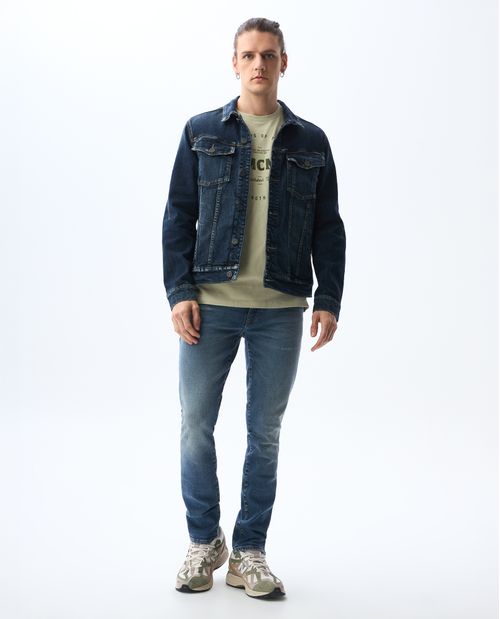 Jean Slim tono medio para hombre