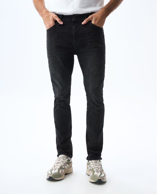 Jean Skinny tono negro para hombre