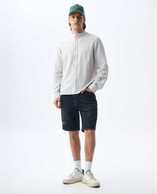 Bermuda cinco bolsillos para hombre