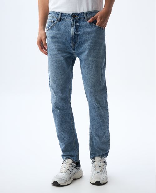 Jean Relaxed tono medio para hombre