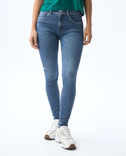 Jean Jegging tono medio para mujer