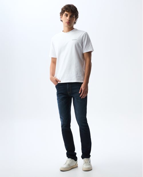 Jean Slim tono oscuro para hombre