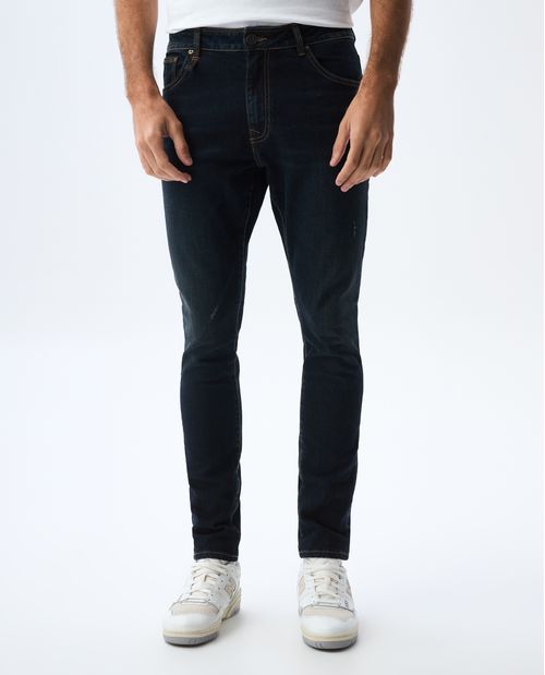Jean Tapered tono oscuro para hombre
