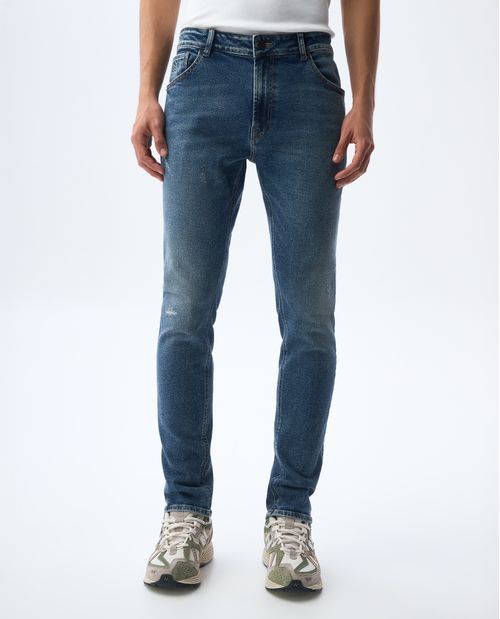 Jean Tapered tono medio para hombre