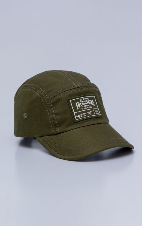 Gorra camper con marquilla para hombre