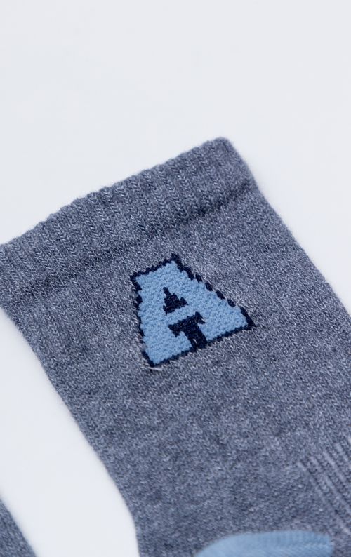 Medias con textura acanalada para hombre
