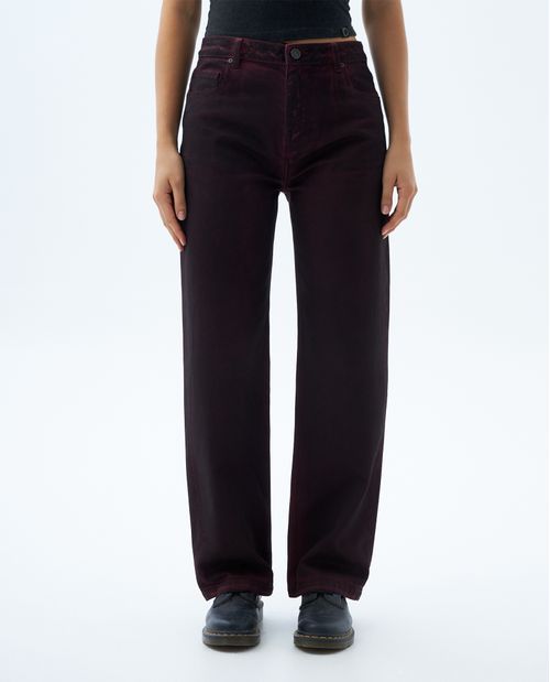 Pantalón Wide Leg con teñido especial para mujer