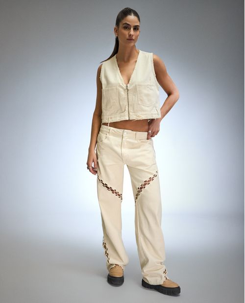 Pantalón Straight bota recta para mujer