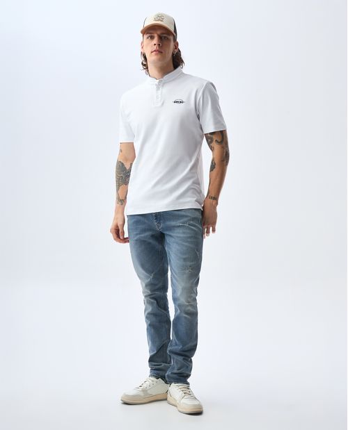 Polo cuello neru para hombre