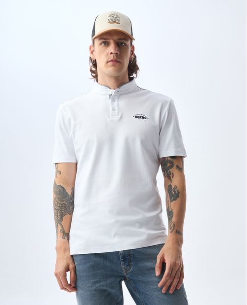 Polo cuello neru para hombre