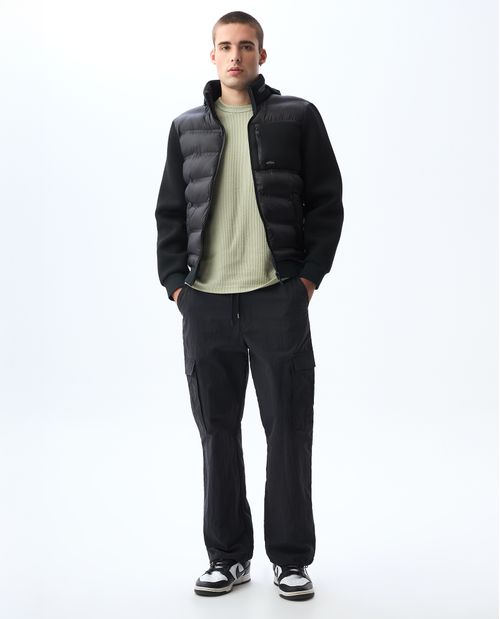 Pantalón cargo con pretina elástica para hombre