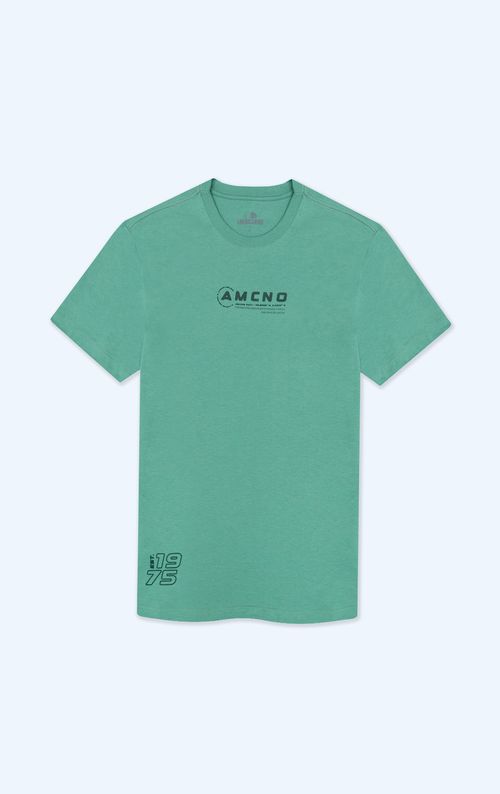 Camiseta básica estampada para hombre