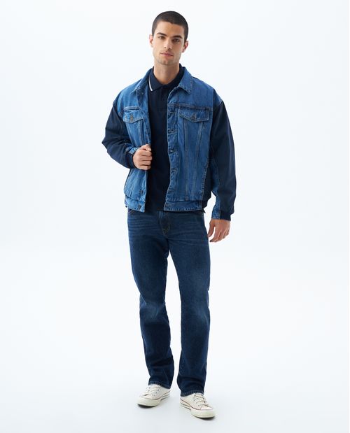 Polo Slim con aplique para hombre
