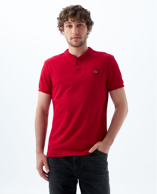 Polo Slim cuello neru para hombre