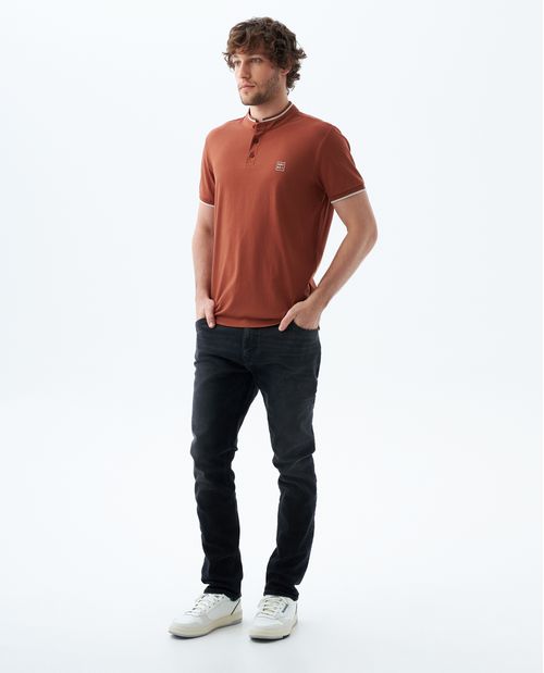 Polo Slim manga corta para hombre