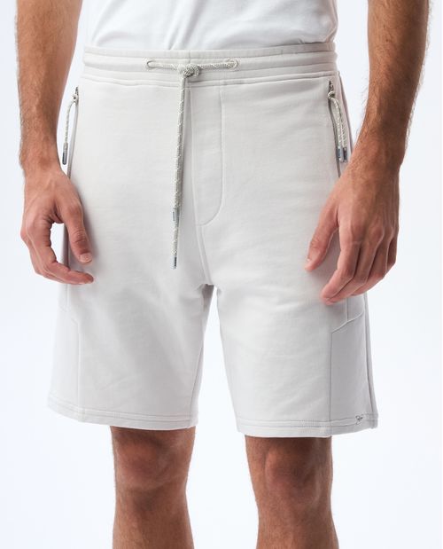 Bermuda jogger con pretina elástica para hombre