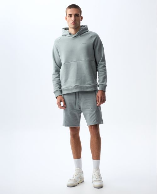 Bermuda jogger con pretina elástica para hombre