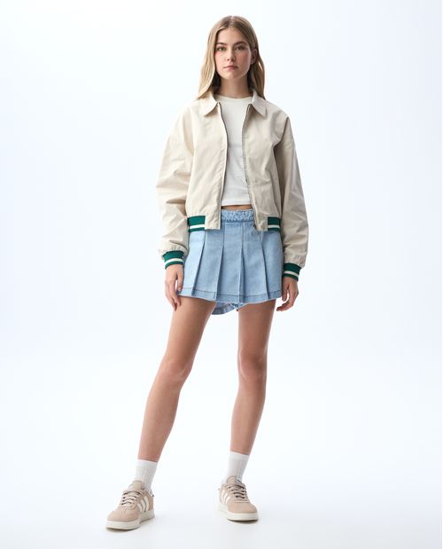 Chaqueta de tacto suave para mujer