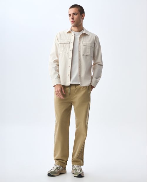 Camisa Slim manga larga para hombre