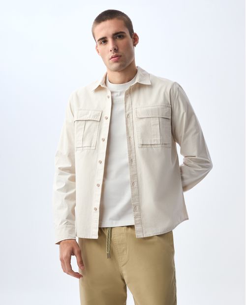 Camisa Slim manga larga para hombre