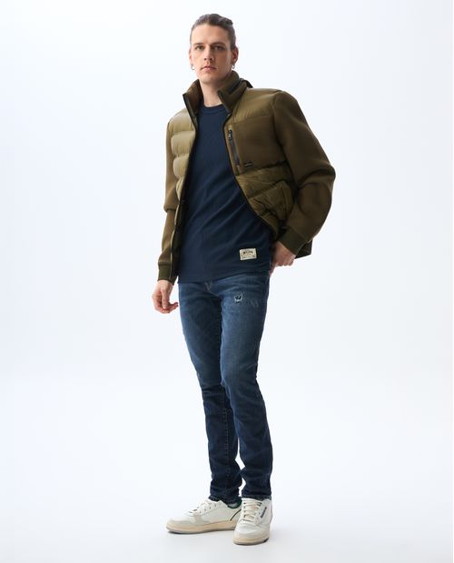 Chaqueta abullonada para hombre