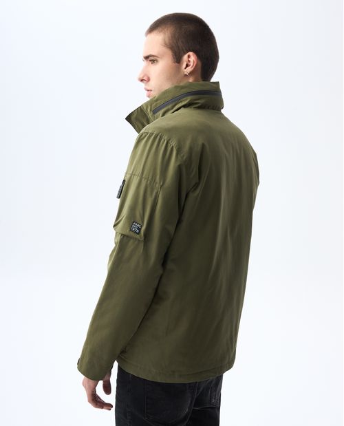 Chaqueta tipo parka de estilo utilitario para hombre