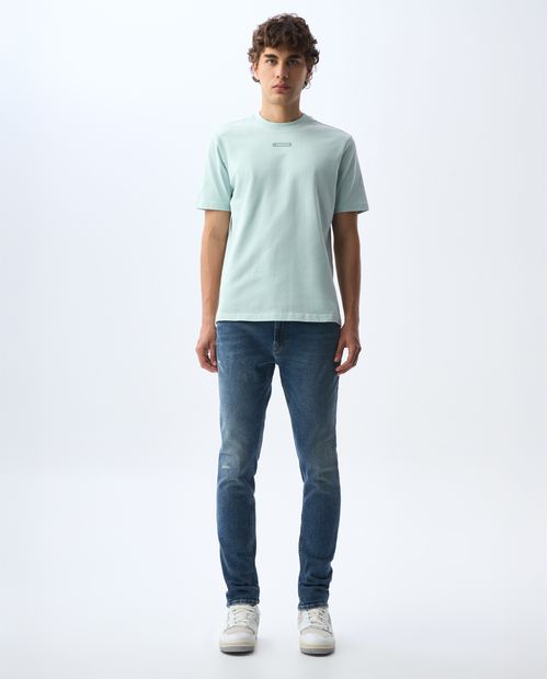 Camiseta en algodón pesado para hombre
