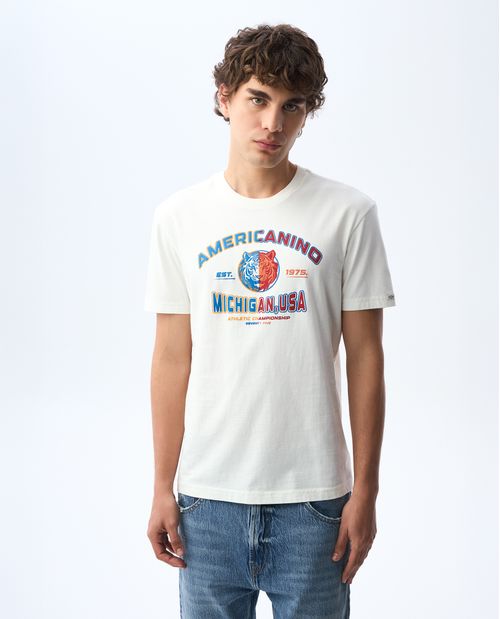 Camiseta Slim fit manga corta para hombre