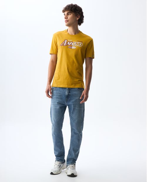 Camiseta Slim fit manga corta para hombre