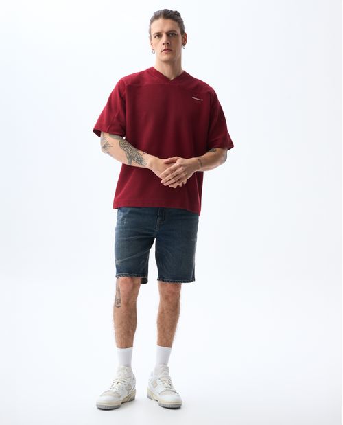 Camiseta Boxy fit estampada para hombre