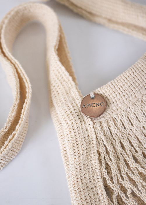 Bolso de malla tejida para mujer