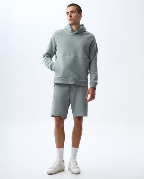 Buzo tipo hoodie estampado para hombre
