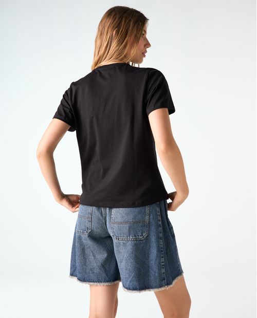 Camiseta Manga Corta Algodón Masculina