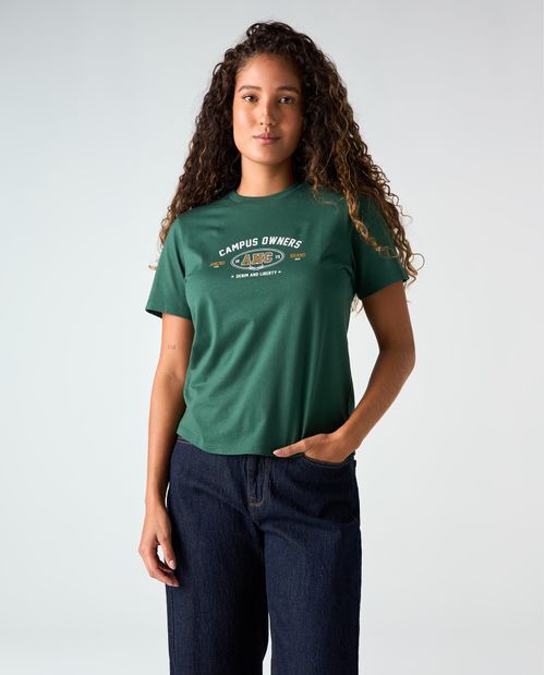 Camiseta Manga Corta Algodón