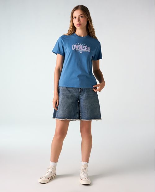 Camiseta Manga Corta Algodón