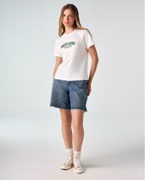 Camiseta Manga Corta Algodón Masculina