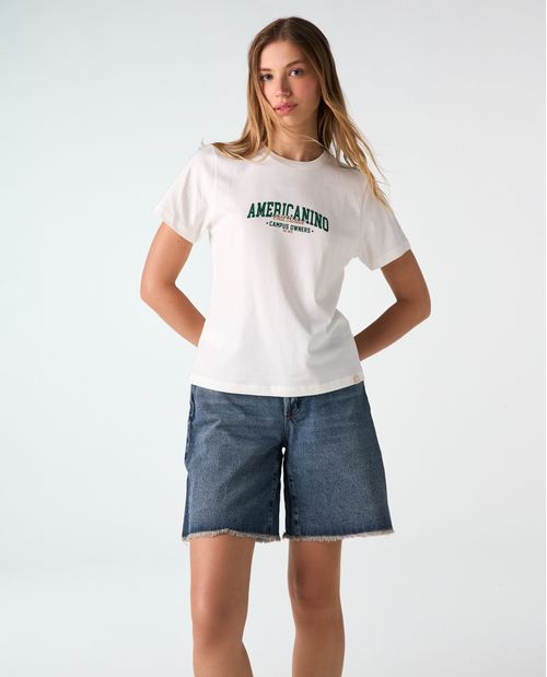 Camiseta Manga Corta Algodón Masculina