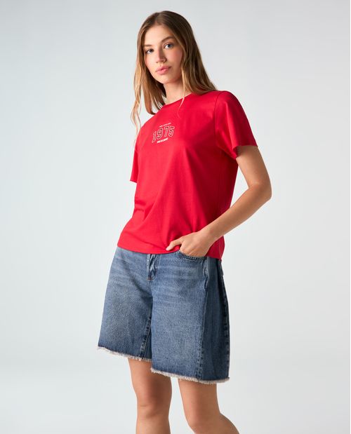 Camiseta Manga Corta Algodón